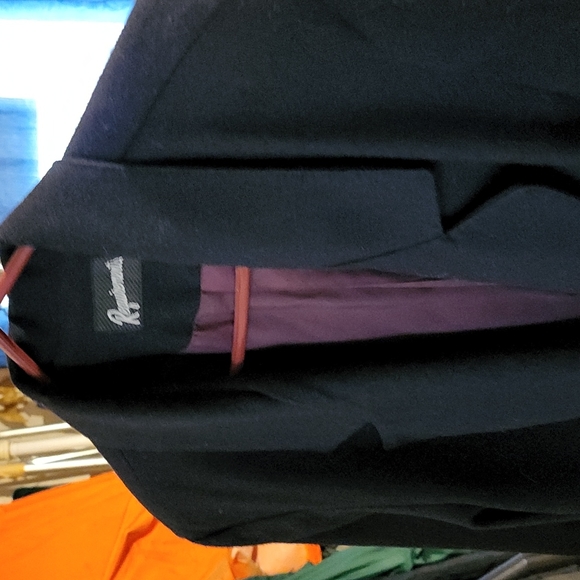 Requirements Jackets & Blazers - REQUIREMENTS --  VINTAGE  100% WOOL BLACK PEA COAT.